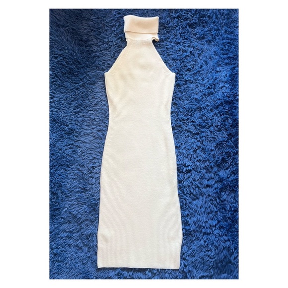 New (without t! REISS London Clemmy Sleveless Wool & Cashmere Midi Sweater Dress - Picture 10 of 11